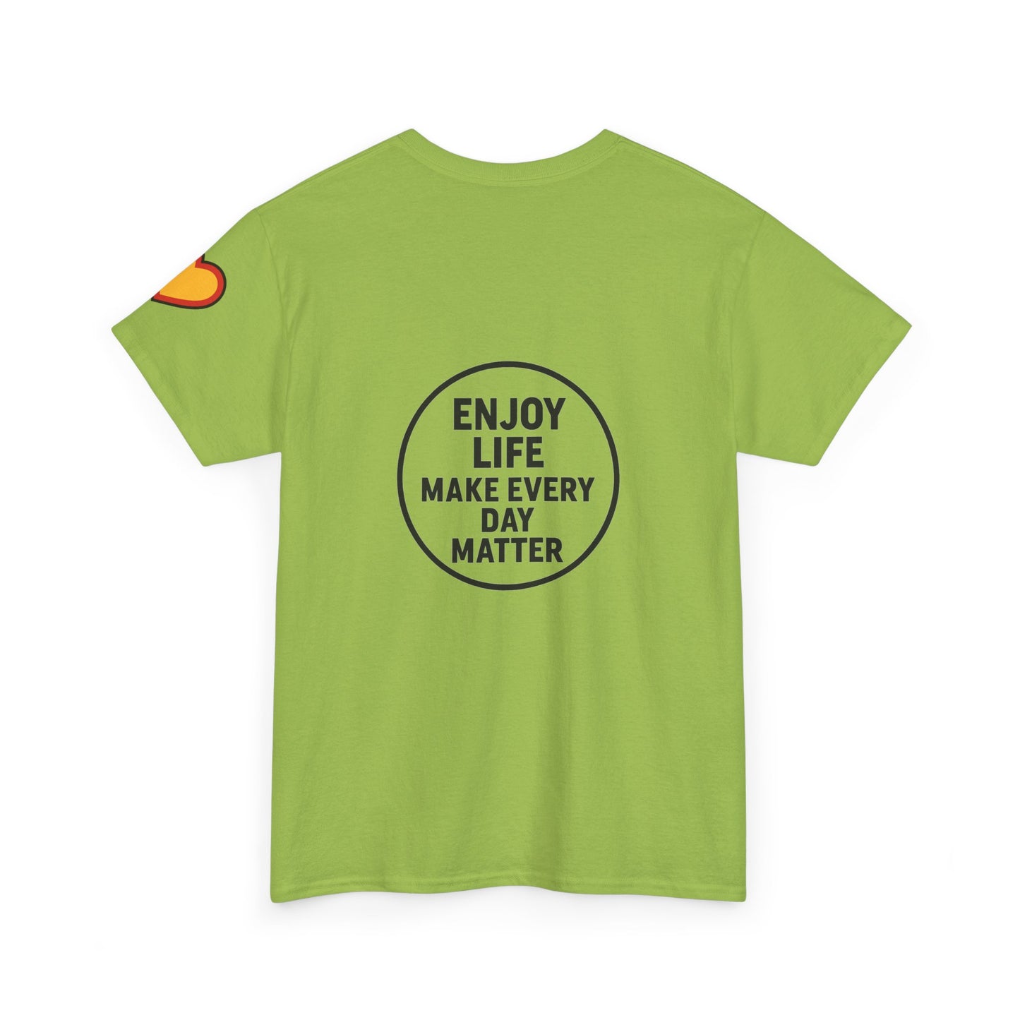 Unisex Heavy Cotton Tee: Fishing Clears the Mind - Mentally and Physically