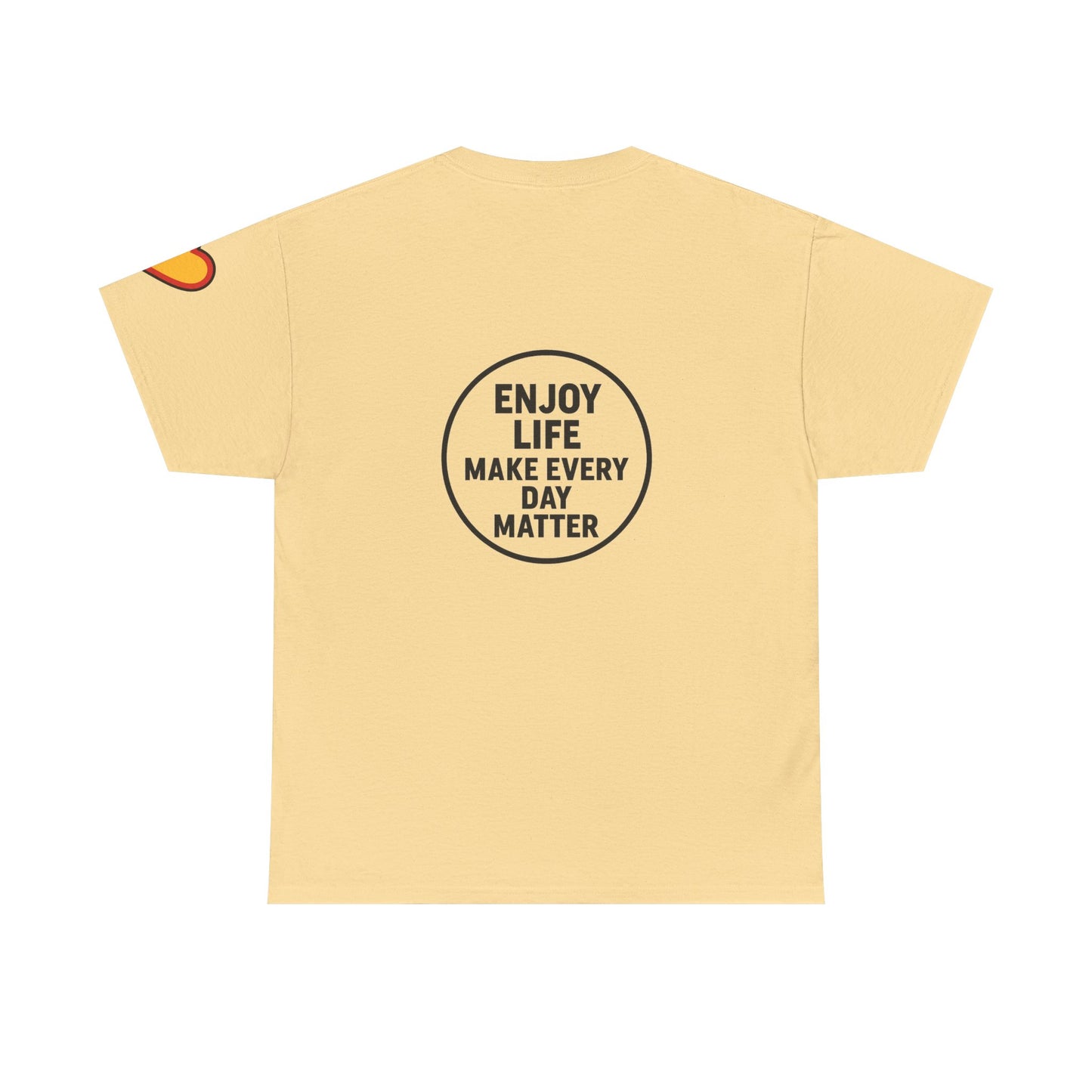 Unisex Heavy Cotton Tee: Fishing Clears the Mind - Mentally and Physically