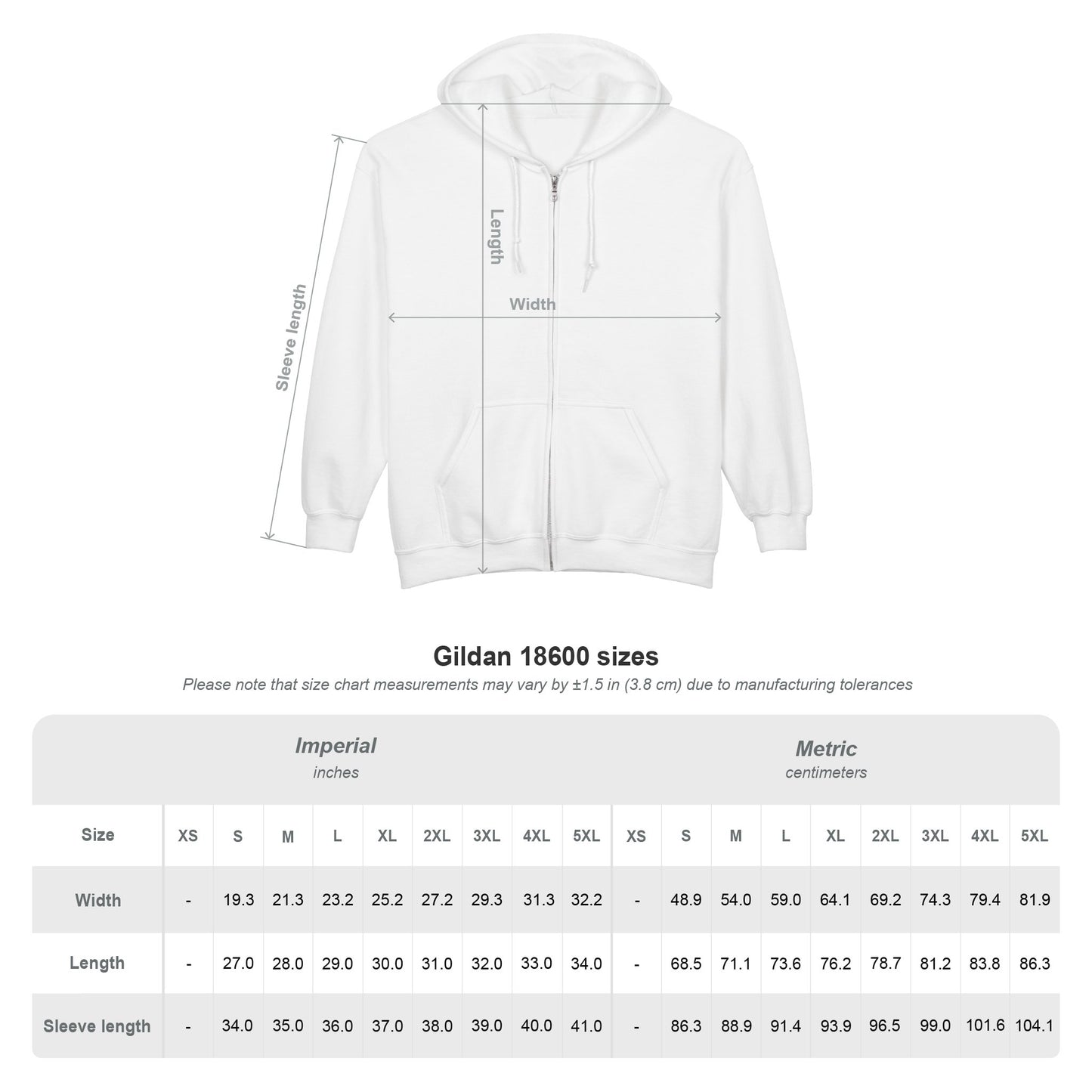 Unisex Heavy Blend™ Full Zip Hooded Sweatshirt " Protected by Love" with angel wings and heart