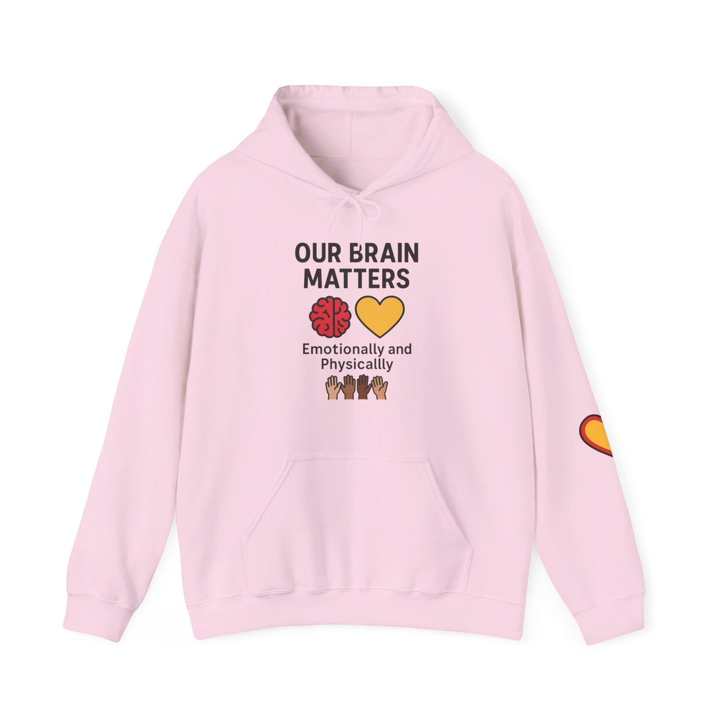 Unisex Heavy Blend™ Hooded Sweatshirt: Our Brain Matters - Emotionally and Physically