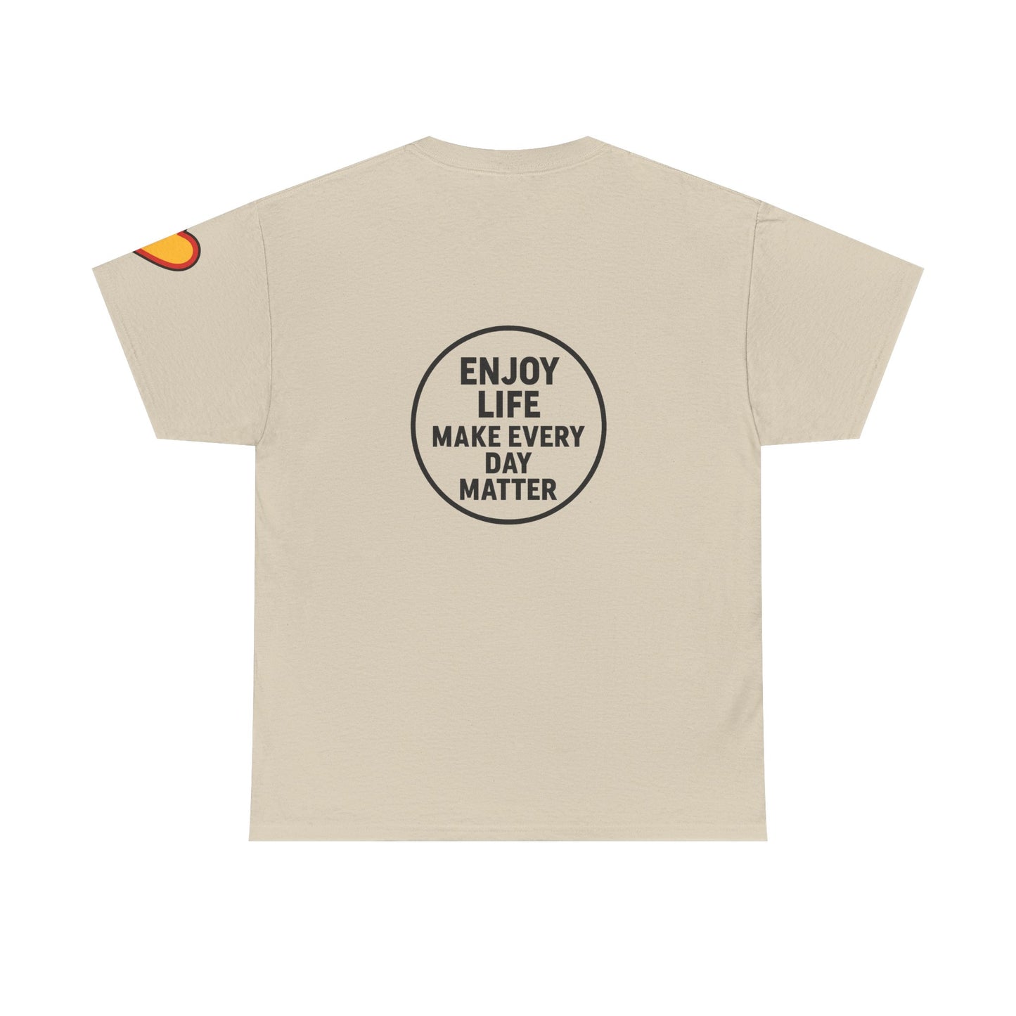 Unisex Heavy Cotton Tee: Fishing Clears the Mind - Mentally and Physically