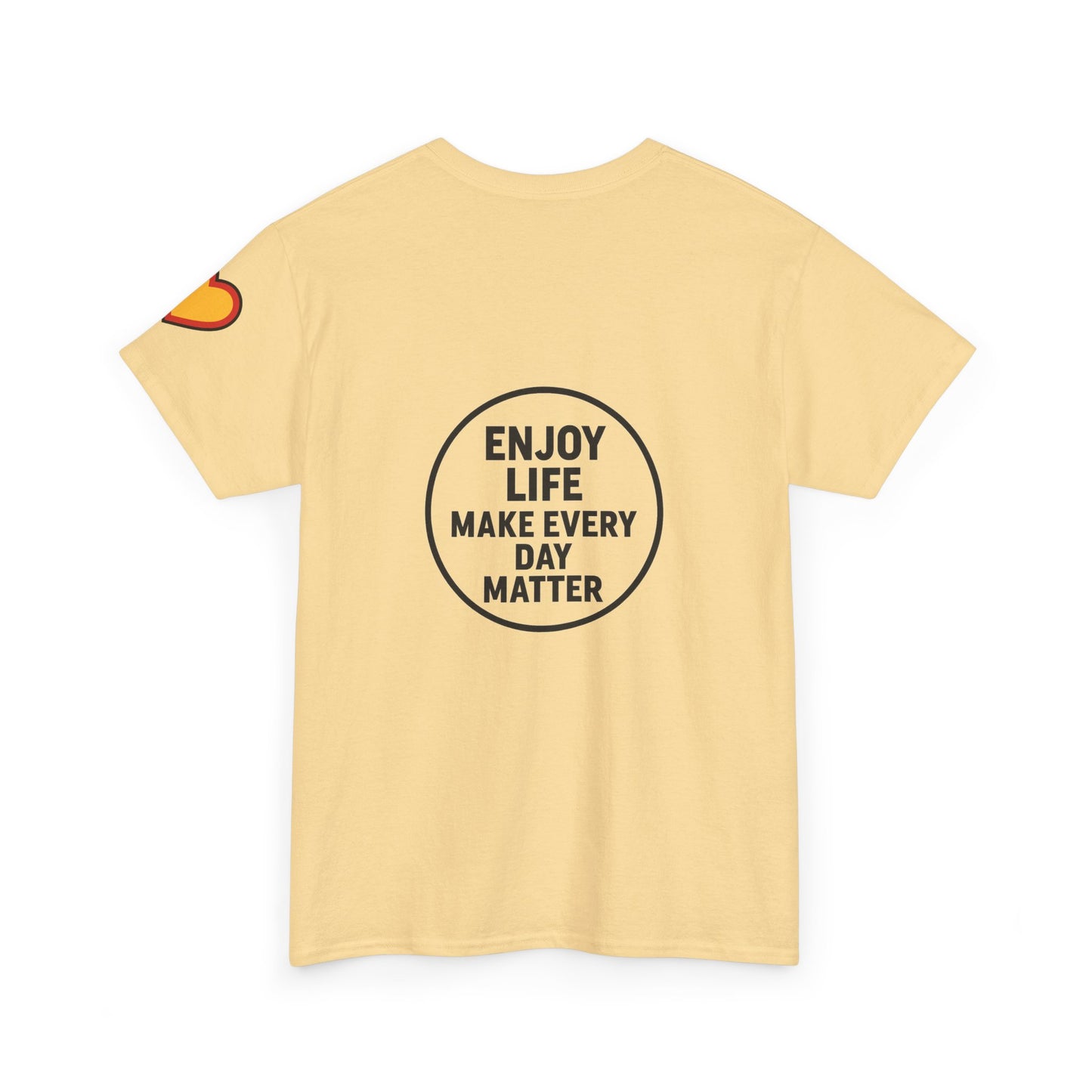 Unisex Heavy Cotton Tee: Fishing Clears the Mind - Mentally and Physically