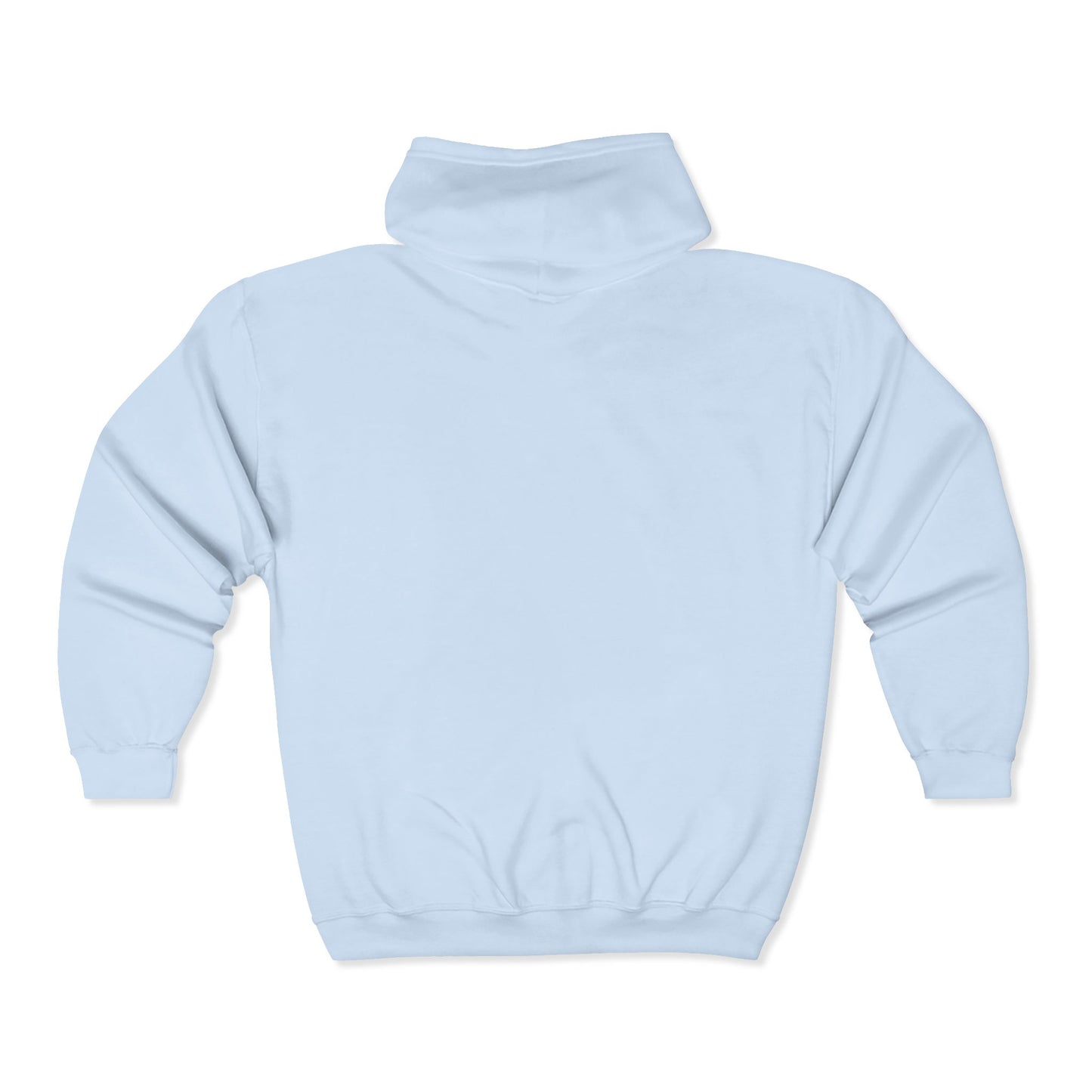 Unisex Heavy Blend™ Full Zip Hooded Sweatshirt " Protected by Love" with angel wings and heart