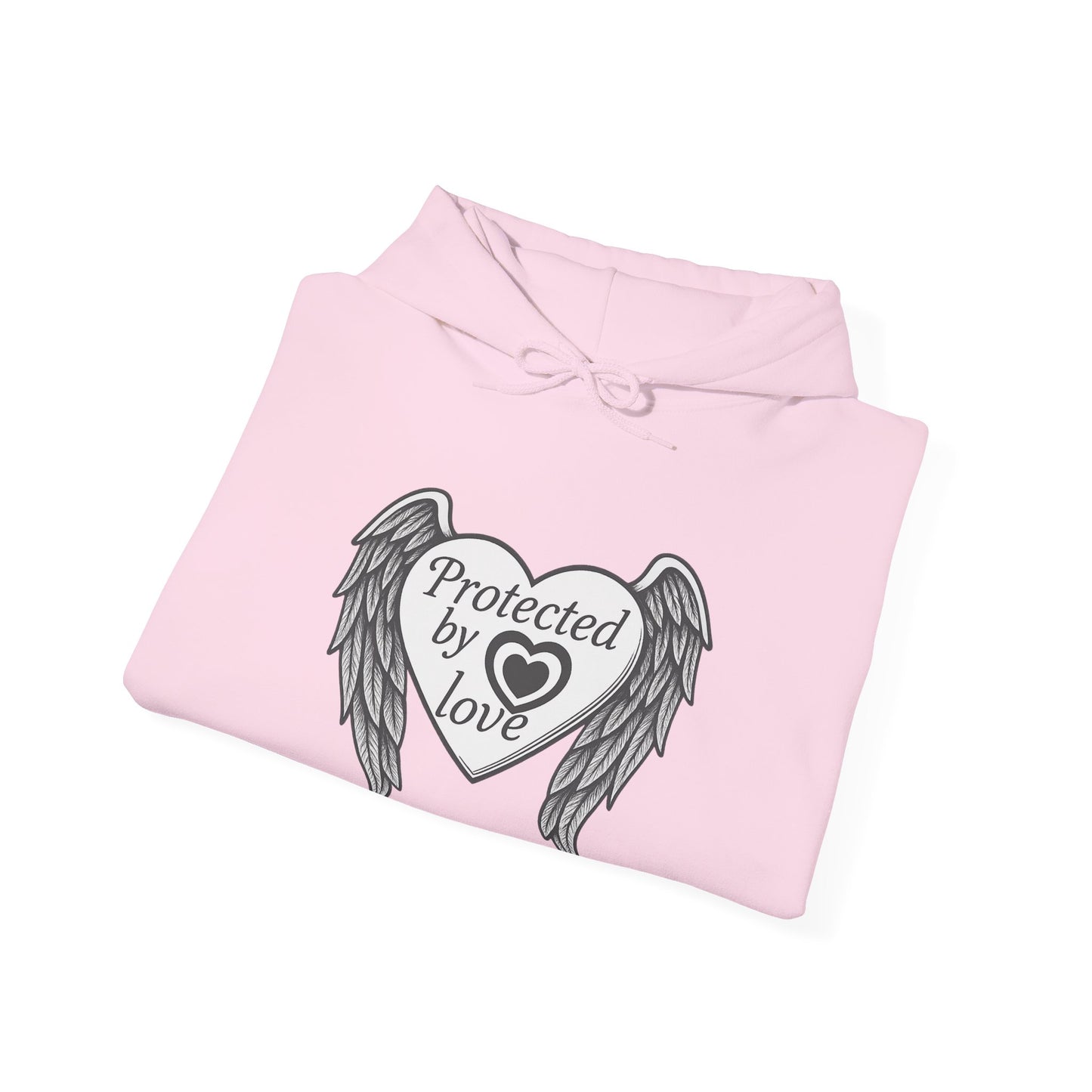 Angel Wings Unisex Hoodie - Protected by Love Design