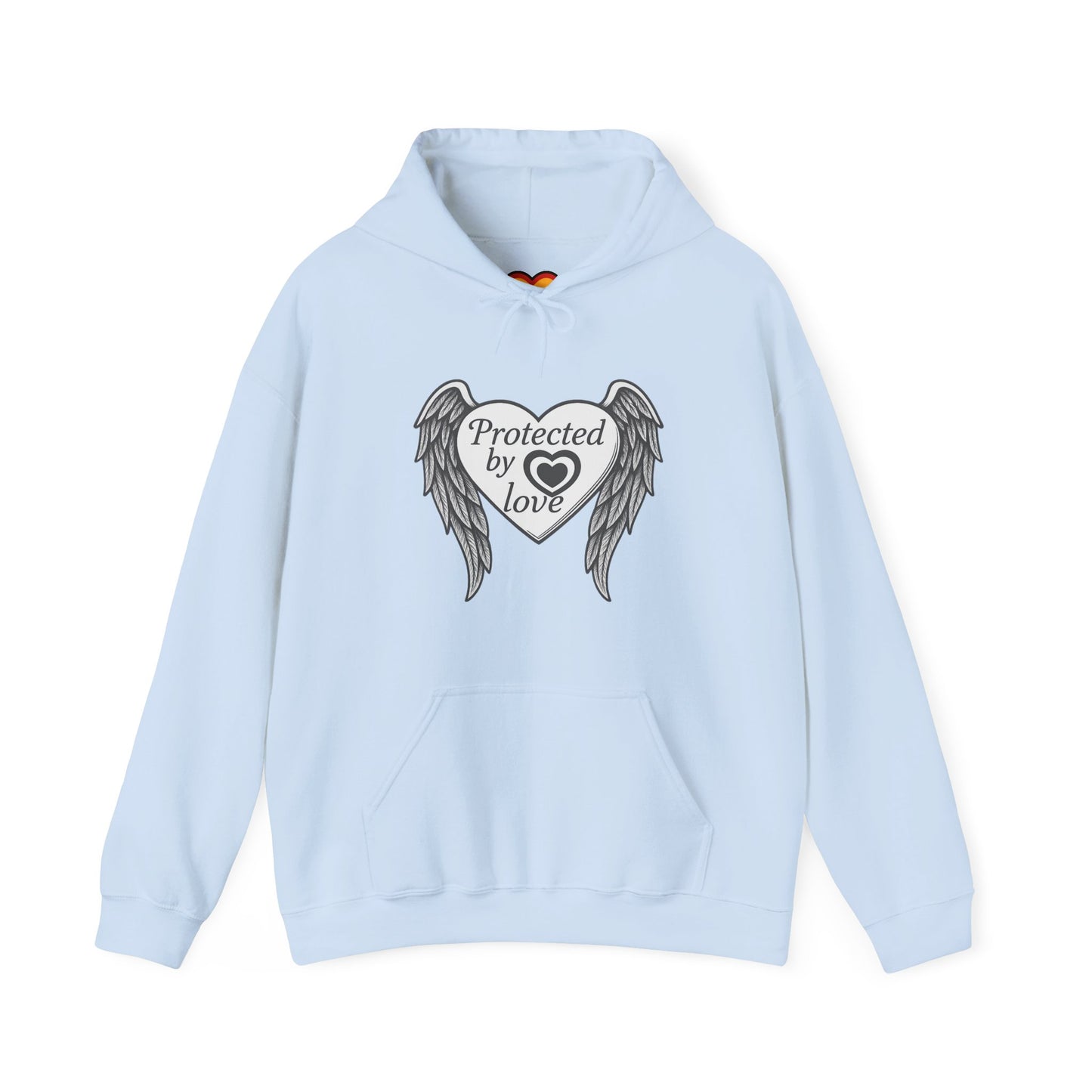 Angel Wings Unisex Hoodie - Protected by Love Design