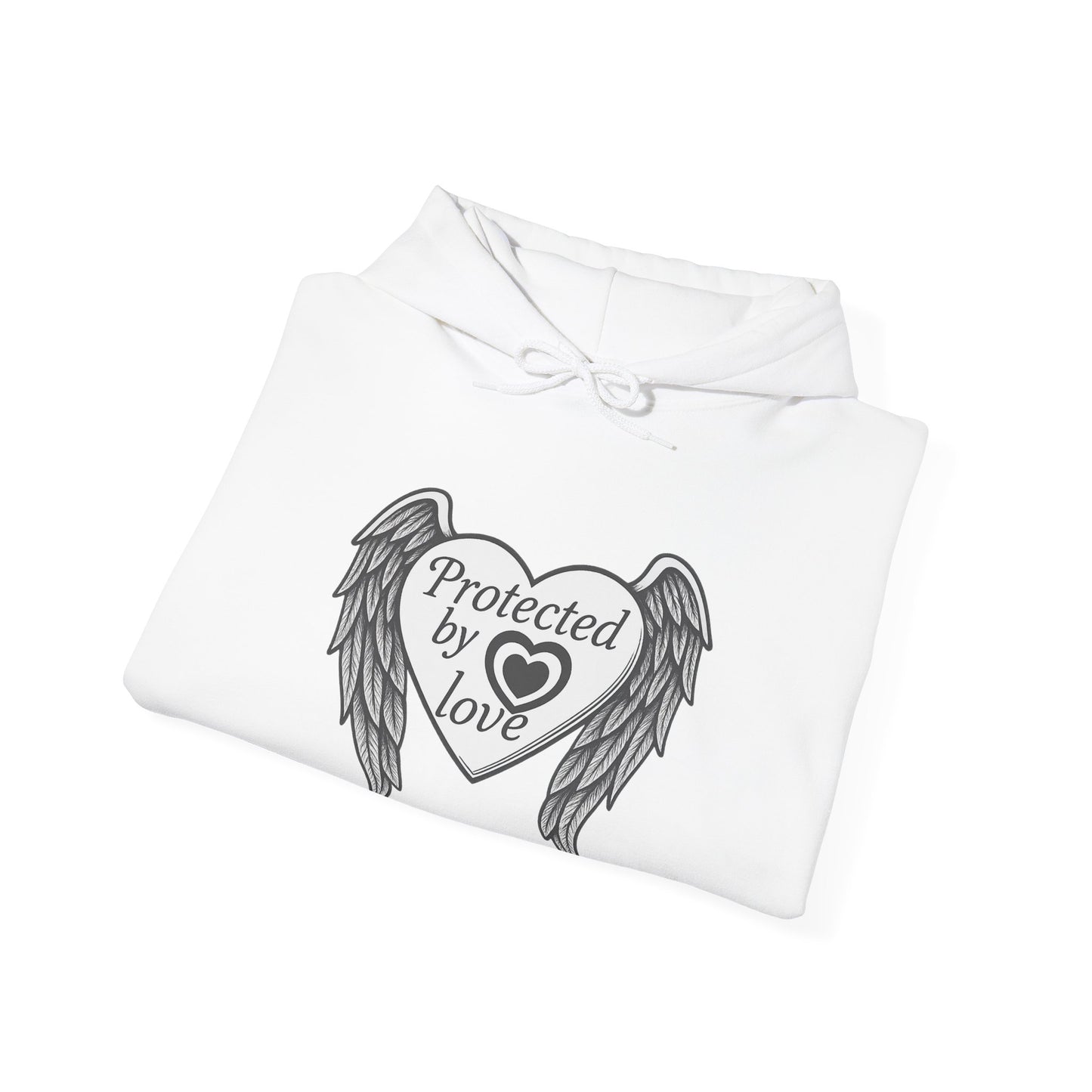 Angel Wings Unisex Hoodie - Protected by Love Design