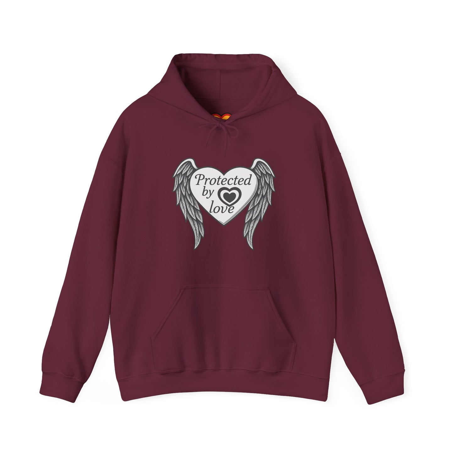 Angel Wings Unisex Hoodie - Protected by Love Design