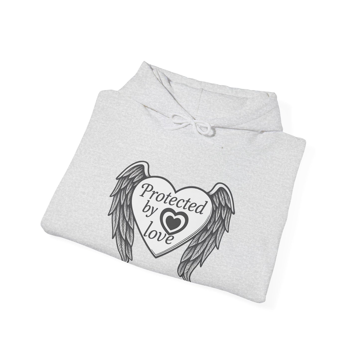 Angel Wings Unisex Hoodie - Protected by Love Design