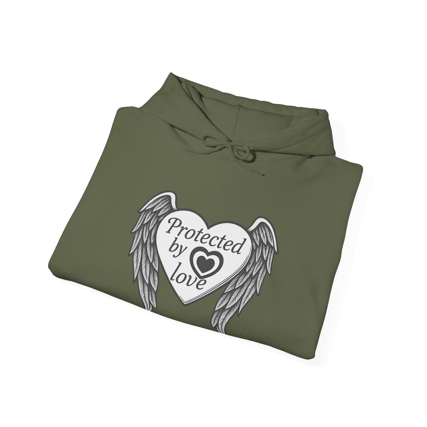 Angel Wings Unisex Hoodie - Protected by Love Design