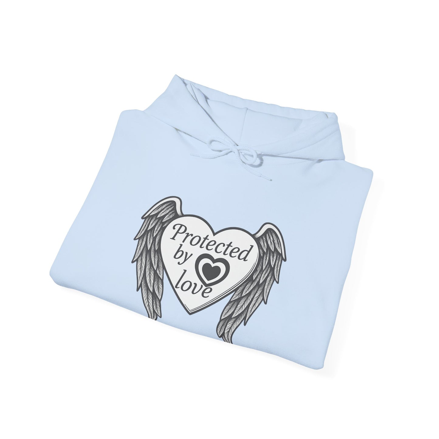 Angel Wings Unisex Hoodie - Protected by Love Design