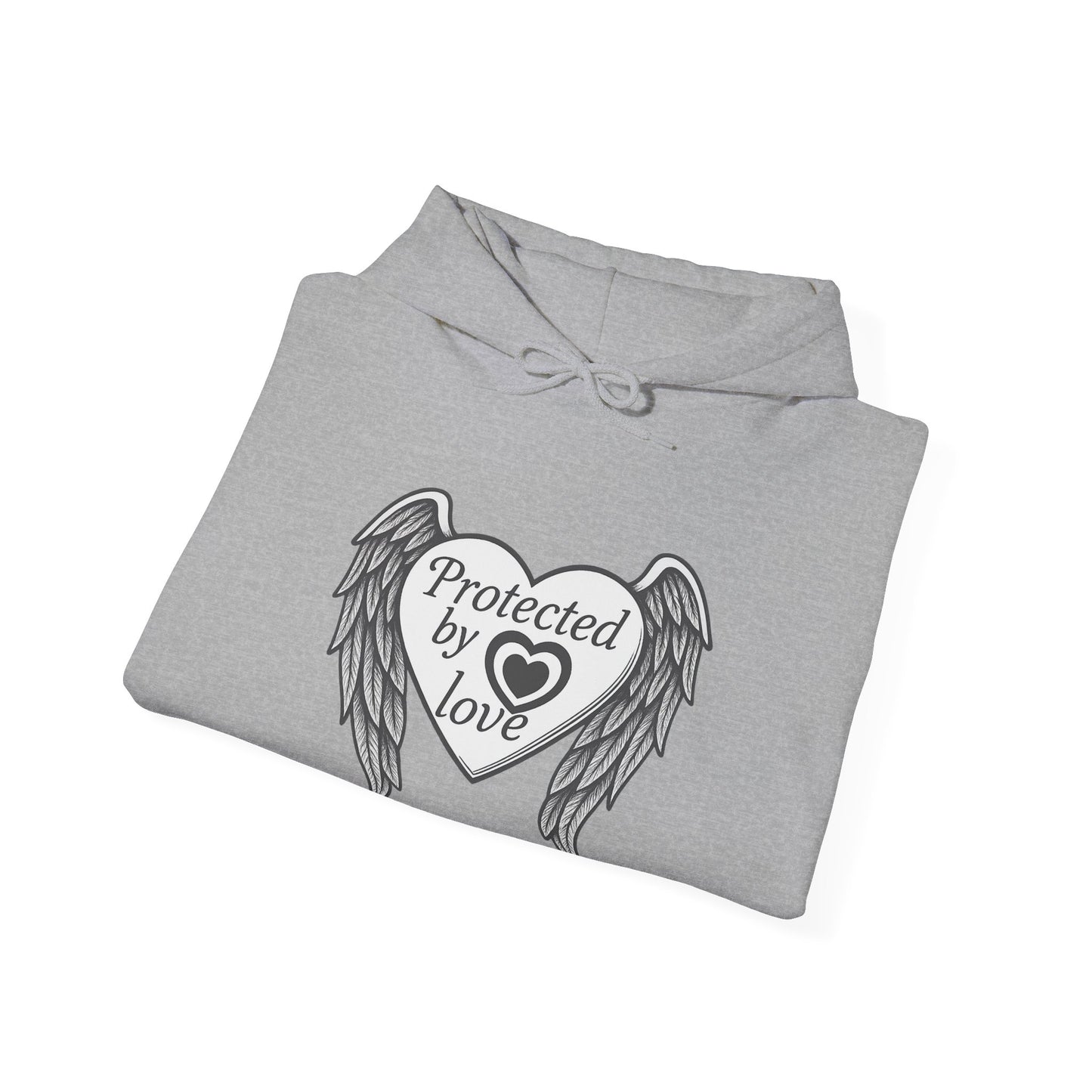 Angel Wings Unisex Hoodie - Protected by Love Design