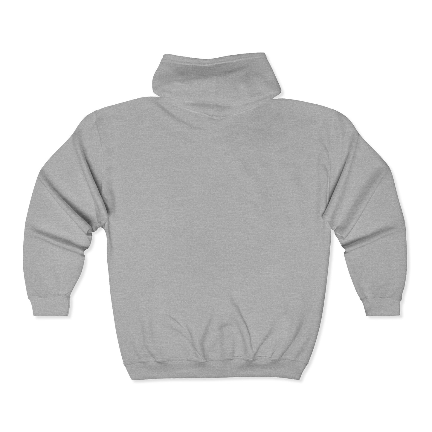 Unisex Heavy Blend™ Full Zip Hooded Sweatshirt " Protected by Love" with angel wings and heart