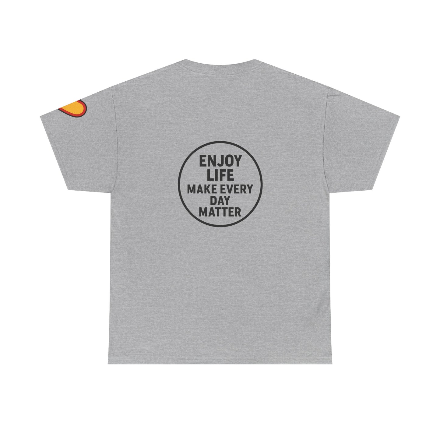 Unisex Heavy Cotton Tee: Fishing Clears the Mind - Mentally and Physically