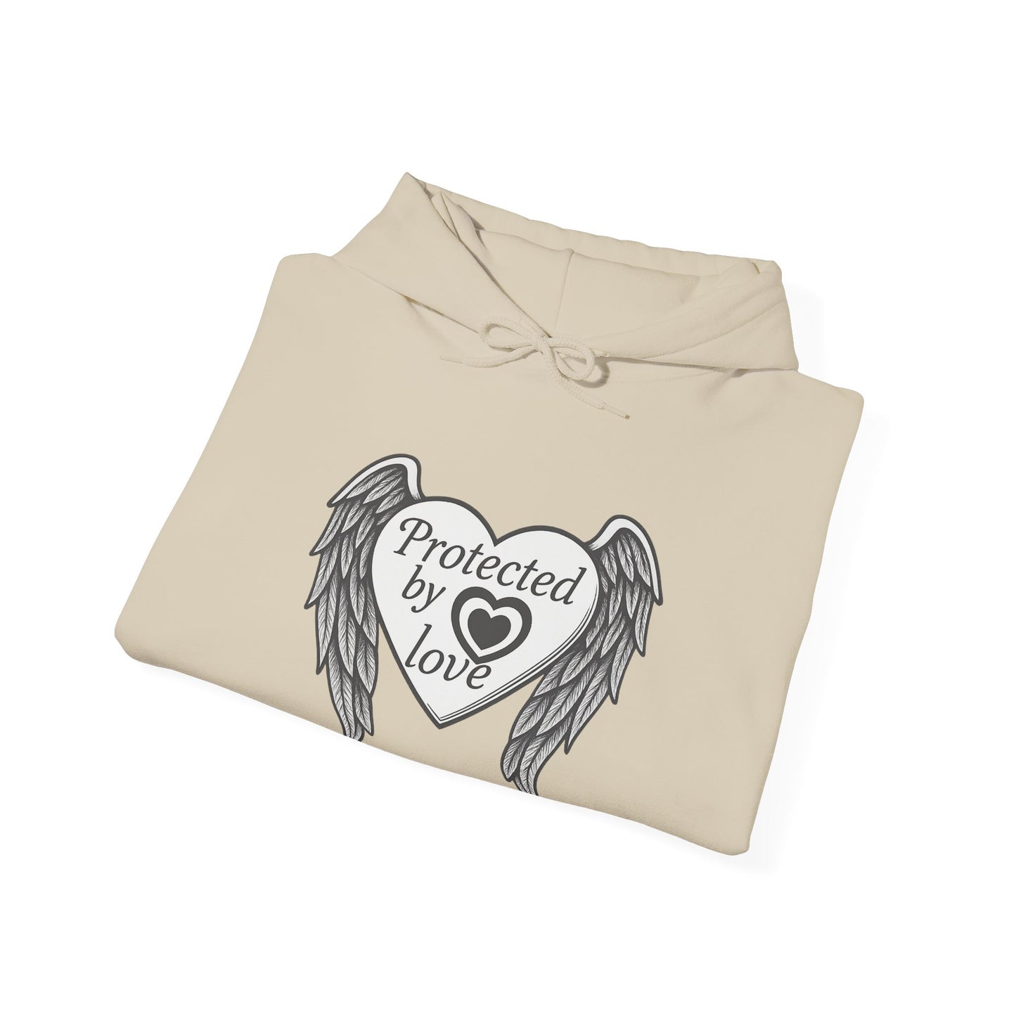 Angel Wings Unisex Hoodie - Protected by Love Design