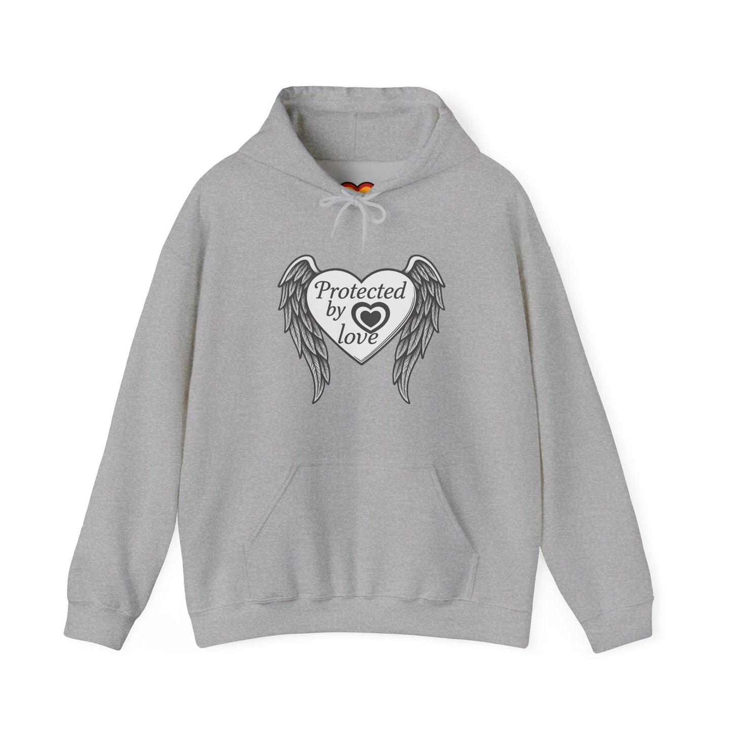 Angel Wings Unisex Hoodie - Protected by Love Design